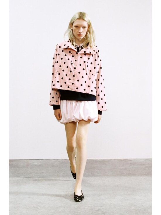 Zara Jackets & Blazers - ZARA POLKA DOT JACKET